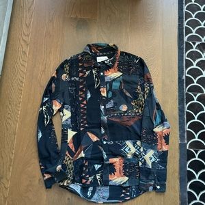 Men printed vintage shirt